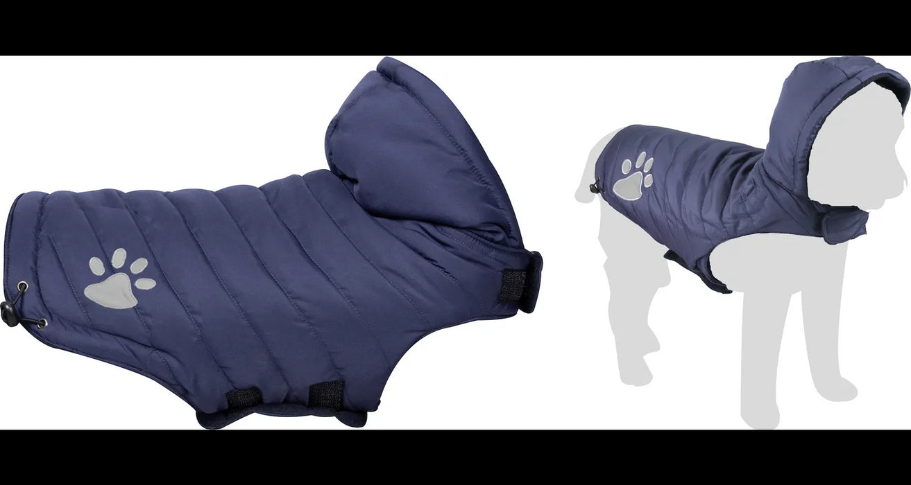 MANTEAU POUR CHIEN PATTE BLEU 55CM