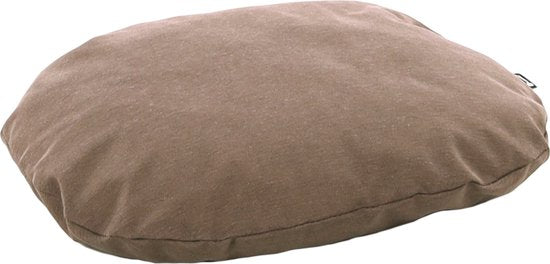 COUSSIN PANAMA OVALE TAUPE 50X40X8CM