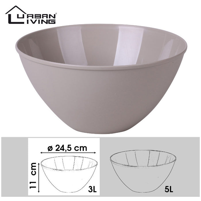 LE PLASTIK - TAUPE - SALADIER 3 LITRES