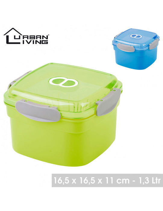 BOITE MICRO ONDE 1300ML AVEC PANIER, SOU PAPE VAPEUR ET CLIP 2 CO