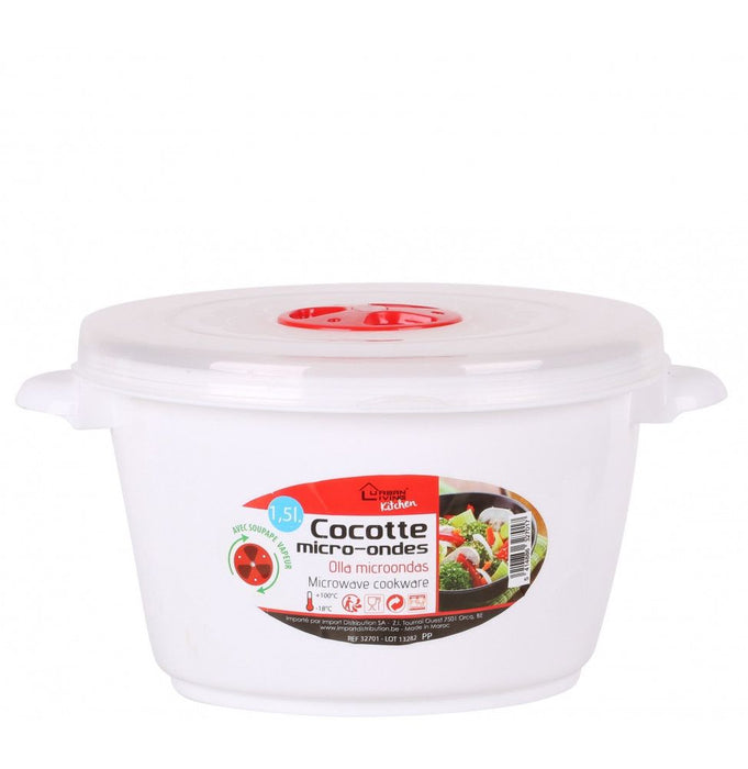 COCOTTE AVEC COUVERCLE ET VALVE 2LTR