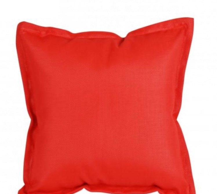 COUSSIN ROUGE EN POLYESTER 42X42X10