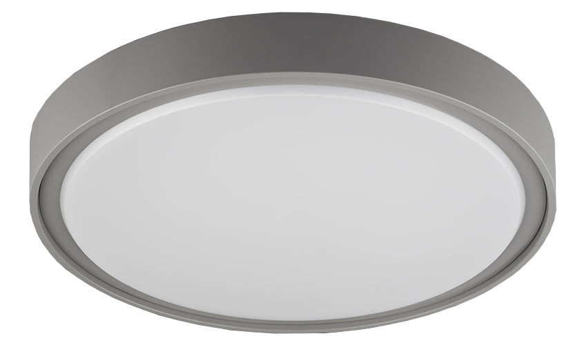 PLAFOND QIJO ROND GRIS LED SMD