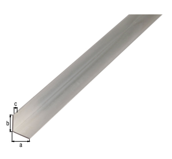 Profilé d'angle, aluminium argent 50x50x3/1m