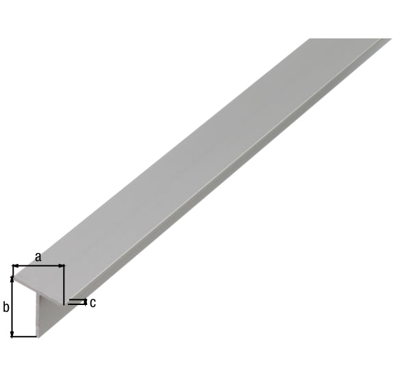 T-Profiel,ALUzilver,15X15/1M