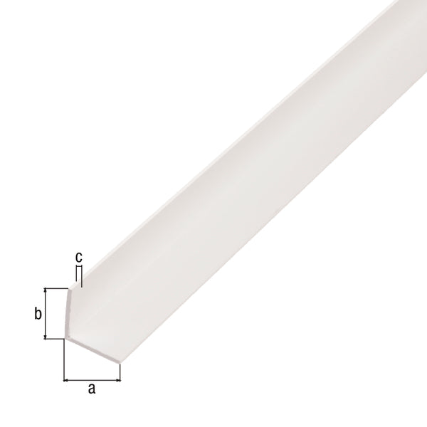 Profilé d'angle PVC blanc 30X30X2/1M