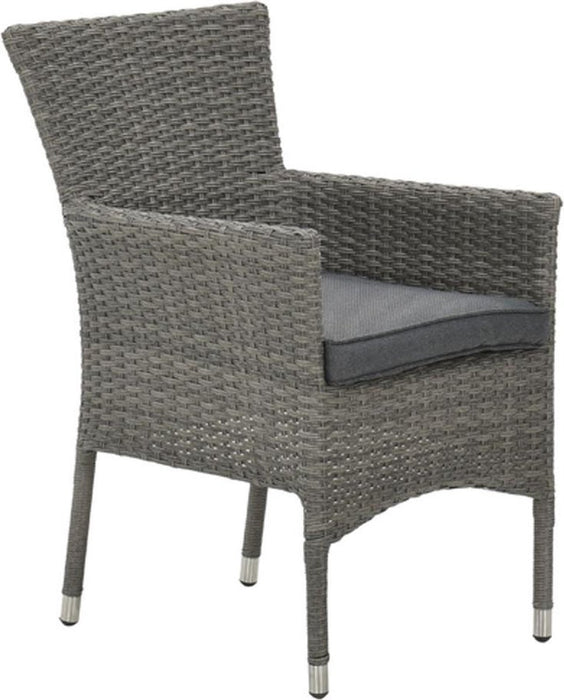 Nicosia stapelbare fauteuil organic grey