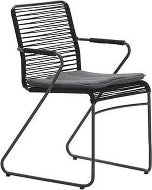 HERMES STAPELBARE FAUTEUIL CARBON BLACK / ROPE