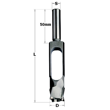 COUPE DE BOUCHAGE (STUFF DRILL), DROITE, D=24, L=140, D4=12, Z=Z4