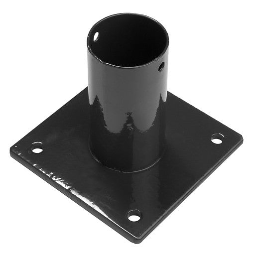 VOETSTUK 60MM RONDE PAAL H VOET 105MM RAL 9005 ZWART