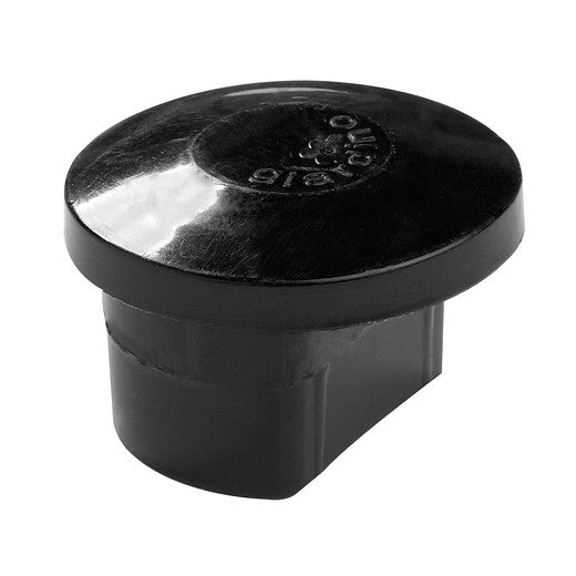 DOP PROFIELPAAL 48MM RAL 9005 ZWART