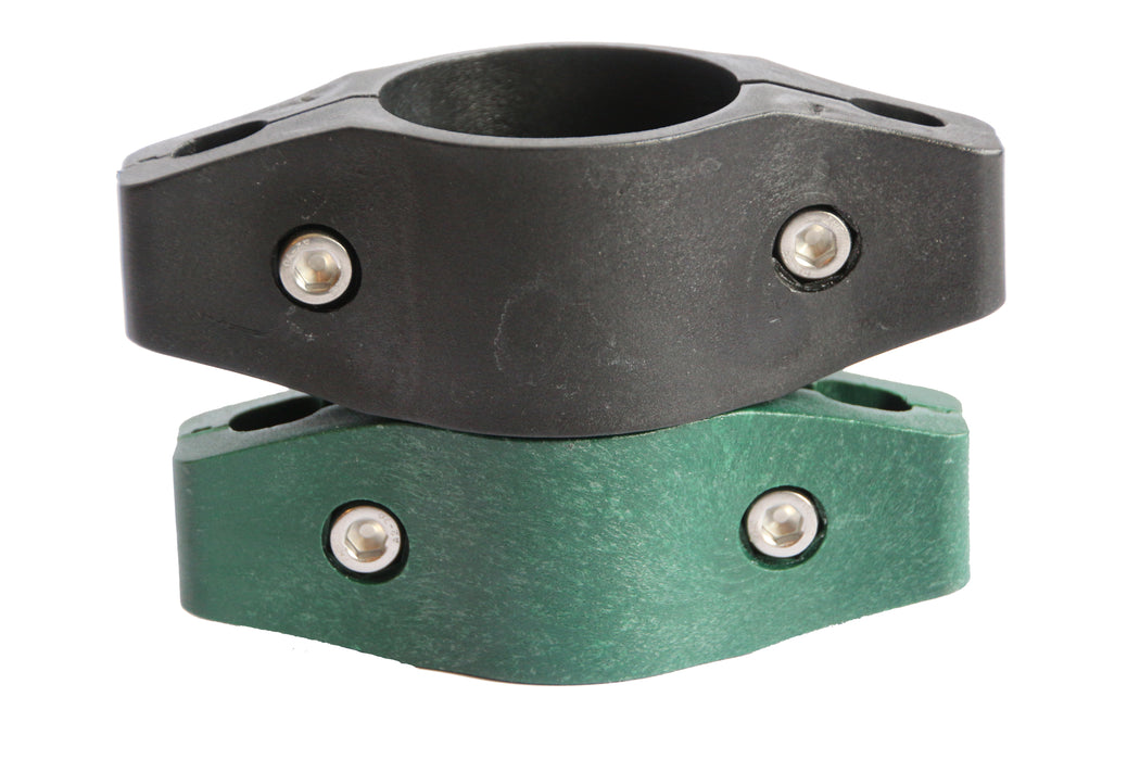 MIDDENKLEM PLASTIEK 40MM RAL 6005 GROEN