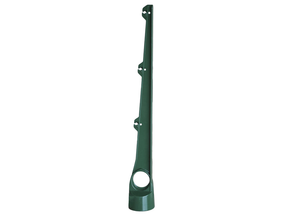 PIED DE POTEAU DROIT ALU 48MM RAL 6005 VERT