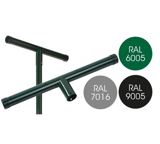 TUINWASPAAL 60MM 240CM RAL9005 ZWART