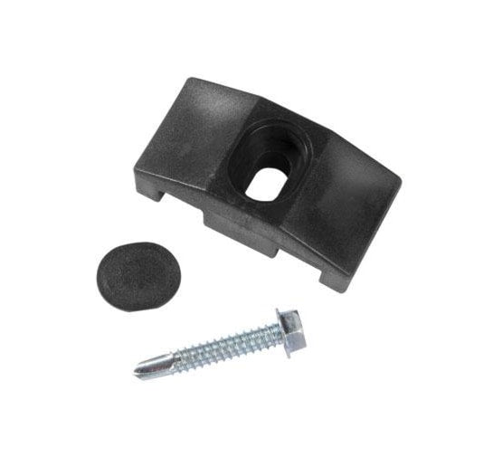 NAPOLI-MILANO-TORINO KLEM + ZELFTAPPER (10ST) RAL 9005 ZWART