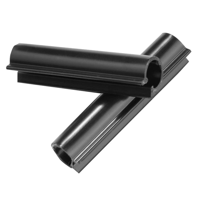 CLIPS 48 MM (100ST) RAL 9005 ZWART