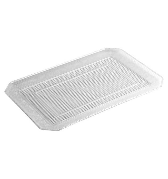 PLATEAU RH DE LUXE 35*25CM TRANSPARENT