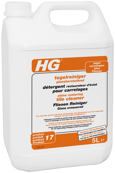 HG TEGELREINIGER GLANS (PRODUCT 17) 5L 5L