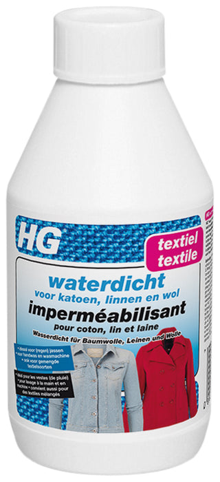 HG WATERDICHT KATOEN, LINNEN, WOL EN GEMENGDE TEXTIELSOORT 300ML