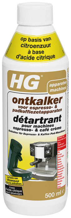 HG KOFFIEMACHINE ONTKALKER CITROENZUUR 500ML