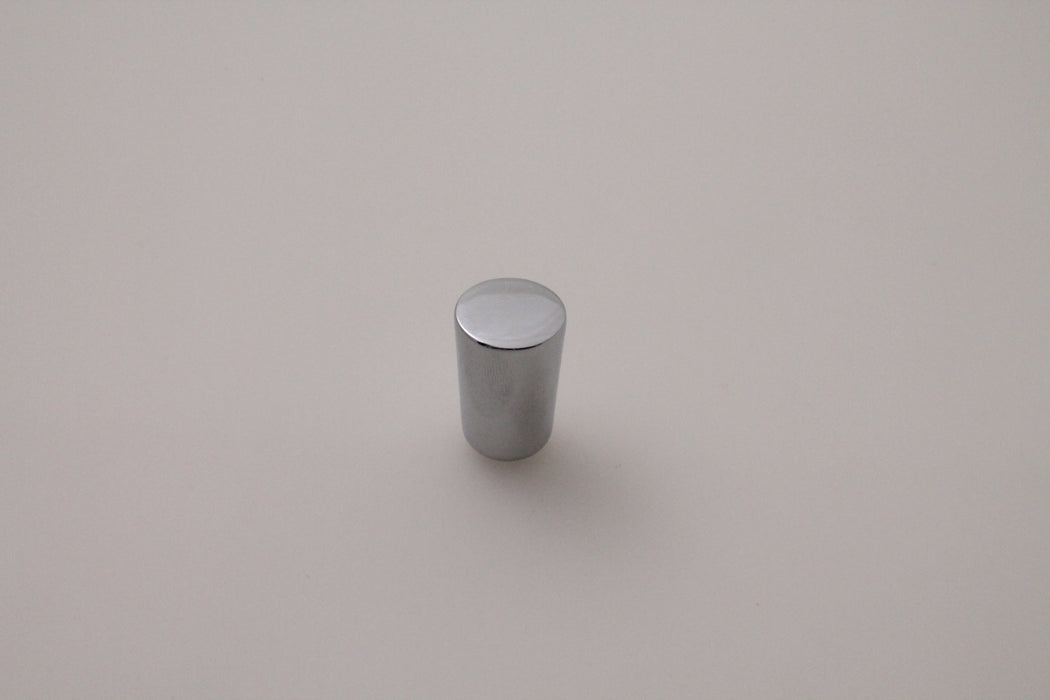 KNOP &#34;MINI CYLINDER&#34; &#216;15CHROOM KLEUR (BORD 38 POS 12)