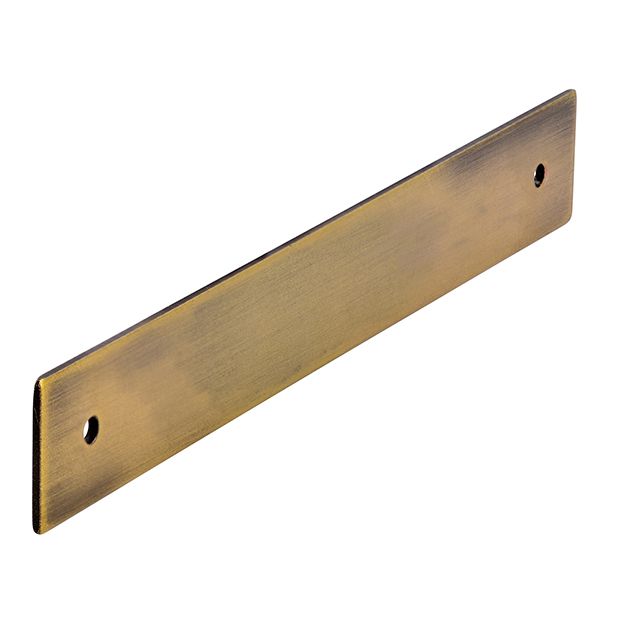 ACHTERPLAAT VINTAGE GOLD VOOR GREEP CC 160MM (BORD 21 POS 9)