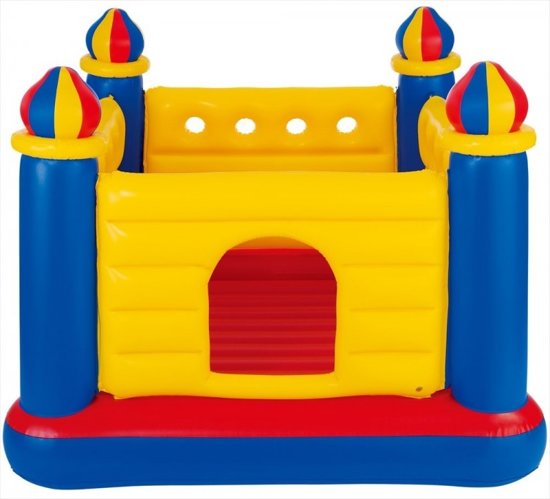 JUMP-O-LENET CASTLE BOUNCER, Ages 3-6 - 1.75mx1.75mx1.35m