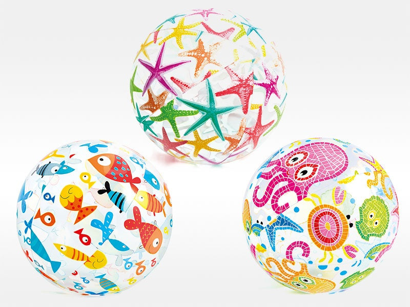 LIVELY PRINT BALLS, Ages 3+, 3 Styles - 51cm