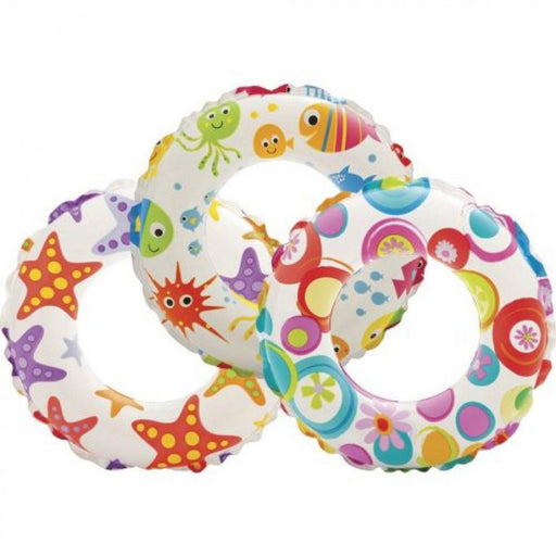 LIVELY PRINT SWIM RINGS, Ages 3-6, 3 Styles - 51cm
