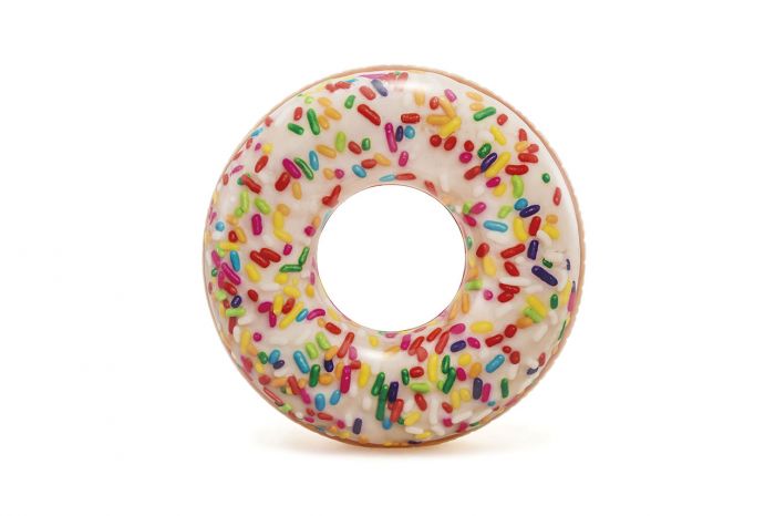 TUBE DONUT SPRINKLE ARC-EN-CIEL, 9 ans et plus - 1,14 m