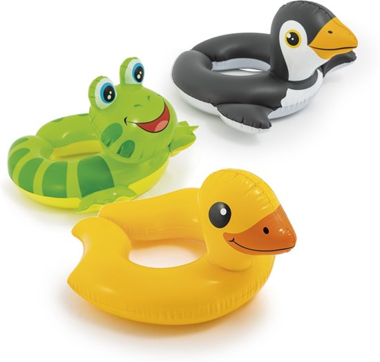 ANIMAL SPLIT RINGS, Ages 3-6, 3 Styles -