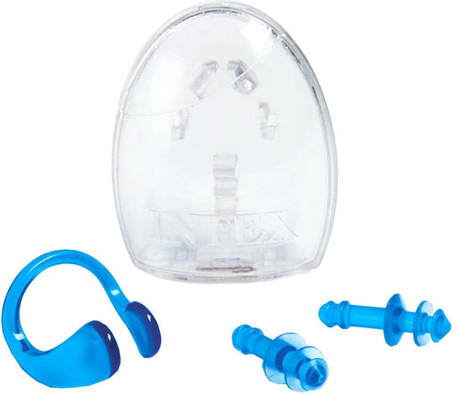 EAR PLUGS &#38; NOSE CLIP COMBO SET, 1 Pair Plug, 1Pc Clip &#38; Case, Ag