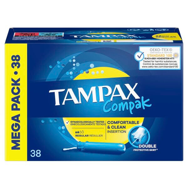 TAMPAX COMPACK MÉGA PACK RÉGULIER