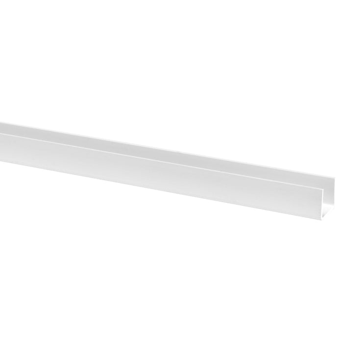 PROFIL EN U PVC 12MM BLANC 260CM