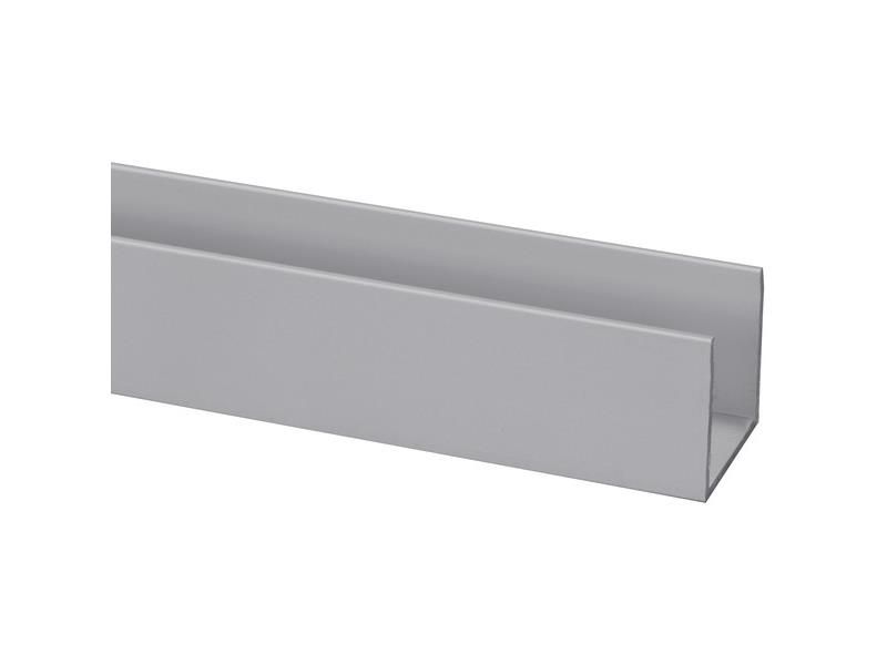 U-PROFIEL ALUMINIUM 23X23X2000MM NATUREL