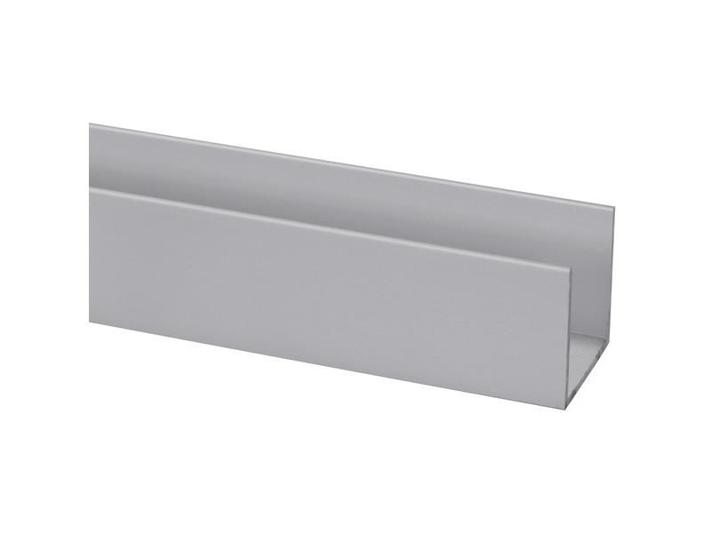 U-PROFIEL ALUMINIUM 25X25X2000MM NATUREL