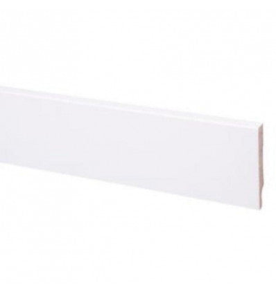 MUURPLINT 70X12MM BLOK WIT 240CM 287