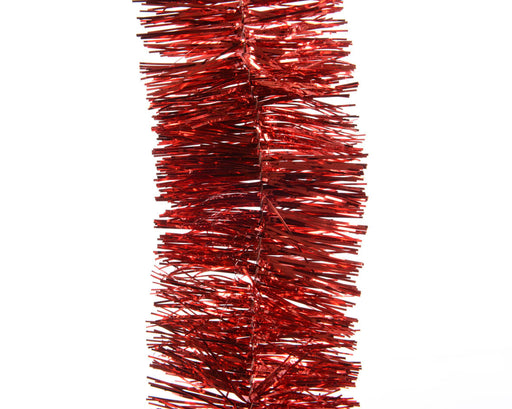TINSEL GARLAND PVC SHINY CHRISTMAS RED DIA7.00-L270.00CM