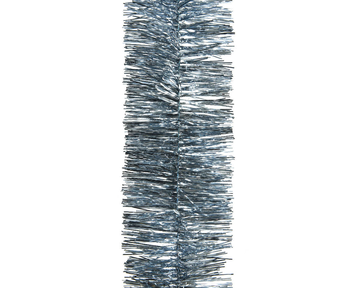 guirlande lametta glans-dia7.5x270cm-steen blauw