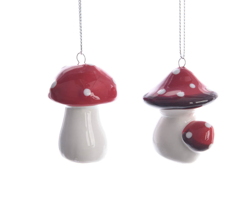 poterie champignon à suspendre-4,5x4x4,5cm-rouge/couleur(s) (par pièce)