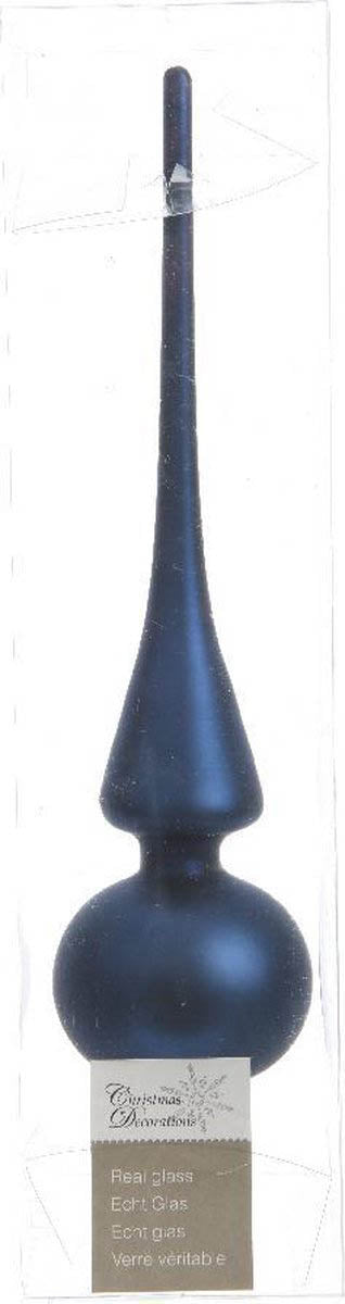 piek glas mat-dia6x26cm-nacht blauw