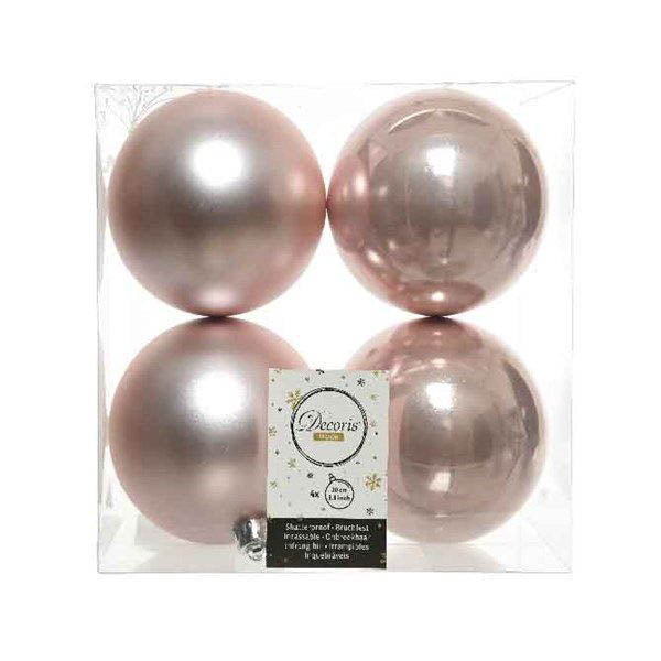 BOULES INCAUSSABLES MIX ROSE BLUSH DIA10.00CM