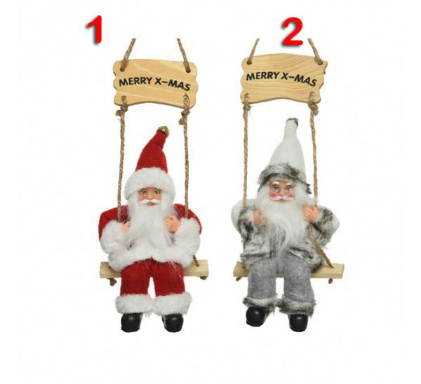 assortiment de balançoires Santa Pes à suspendre 2 comme Noël rouge - Misty Gre