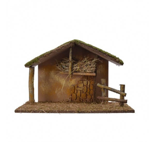 MAISON DE LA CRÈCHE NATUREL FSC 100% NATUREL L48.00-L22.00-H30.00CM