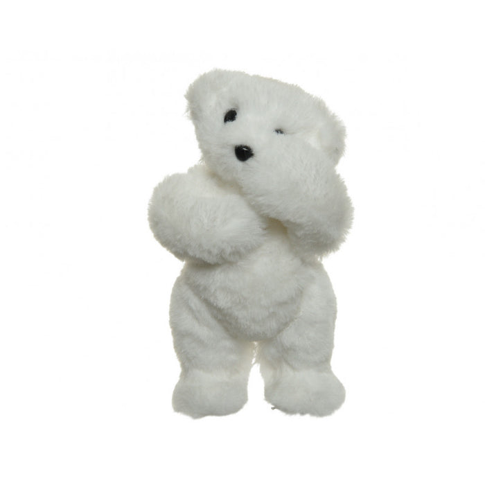 Polyes ours polaire-L9,00-L12,00-H20,00cm-blanc