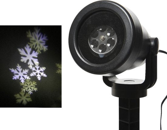 Projecteur LED -L10,00-L10,00-H40,00cm-4L-Blanc froid