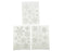 WINDOW DECORATION PVC SNOWFLAKES WHITE L0.10-W40.00-H29.50CM