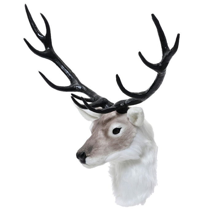 TÊTE DE CERF PLASTIQUE BEIGE/COULEUR(S) L.55CM