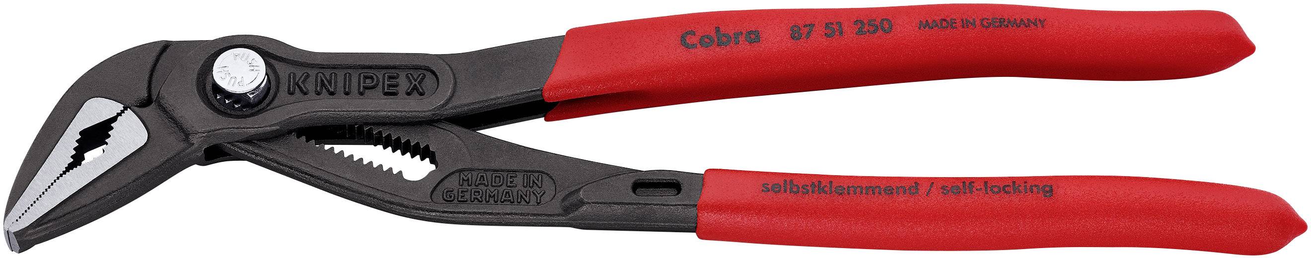 KNIPEX COBRA GRIS CENDRE ATRAMENTÉ 250 MM