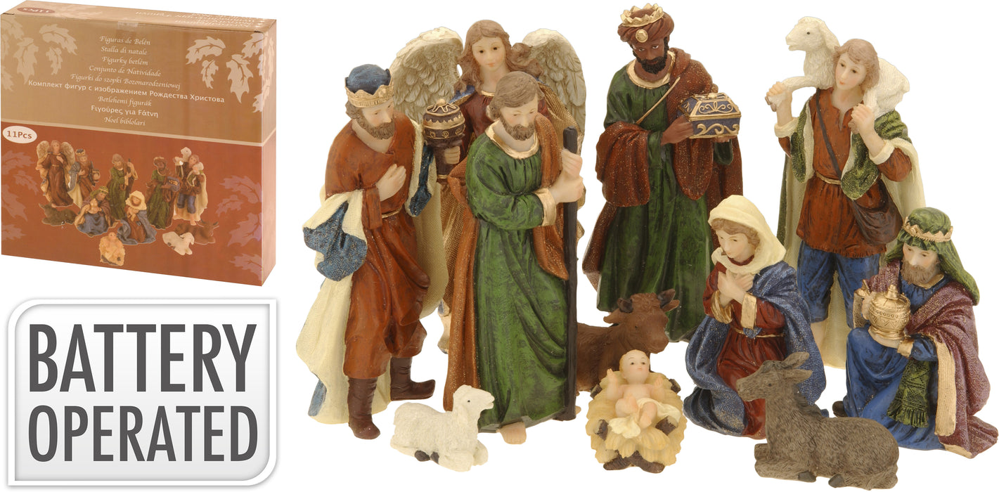 FIGURINE DE NOËL.11 PIÈCES